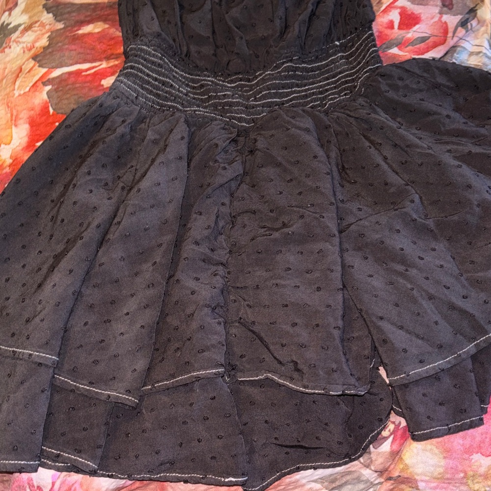 Urban Outfitters Woman’s Black Mini Dress Romper, Size XS - Picture 6 of 6